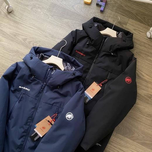 猛犸象Clion男女款防风防泼水红标软壳外套连帽保暖羽绒服 商品图3