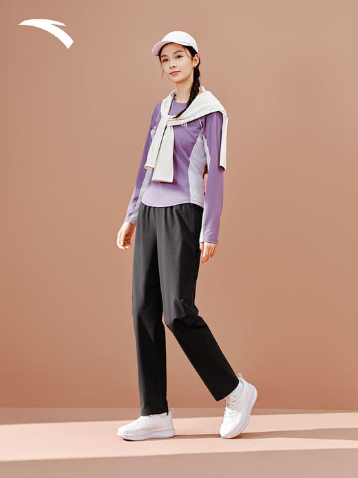 安踏舒乐直筒裤丨运动长裤女士冬季新款通勤休闲裤直筒裤162547505N 商品图3