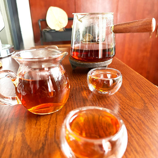 『新会柑普茶』新会生晒小青柑+勐海宫廷普洱熟茶，汤色红褐透亮，茶味柔润醇厚，柑香清幽绵长 商品图7