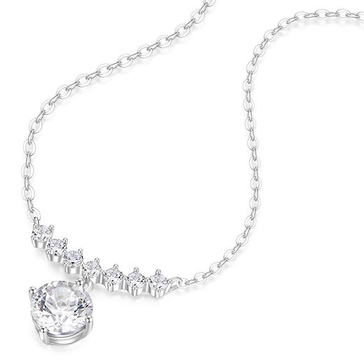 【爆闪】卡蒂罗KADER 守护星光项链 925银满铺闪锆显白精致大方女友甜美流苏锁骨链 小众清冷ins高级感#好运 商品图1