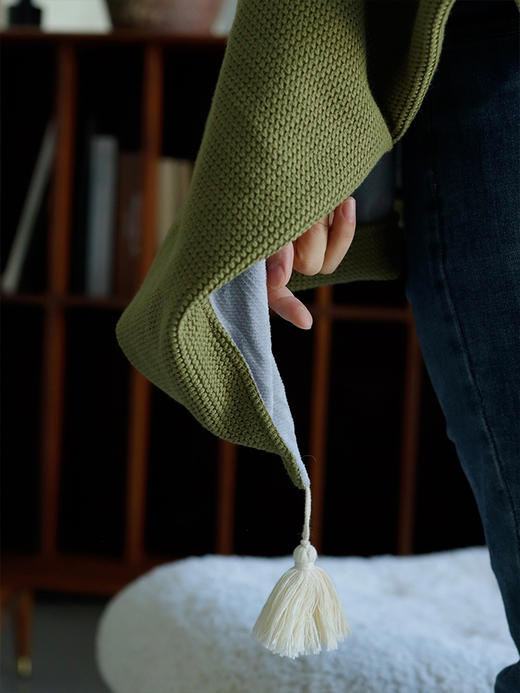 【建议下单带移动充电宝款】【法式小香风电热披　暖身毯】5档温度任意调节　披着软盖着暖 预售3天（周末不发） 商品图11