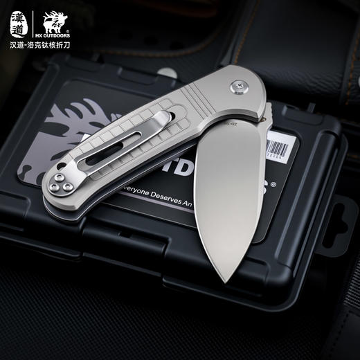 汉道洛克钛核D2折叠刀水果折刀户外小刀便携刀具锋利户外求生刀荒野求生工具刀 商品图7