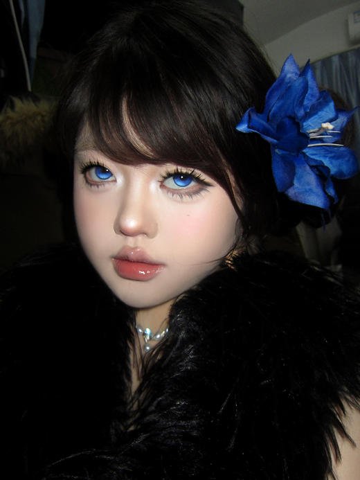 EggUncle Lens旗下 ·浮游实验体&孤魂游墓园｜14.5mm白狮参考着色大直径  日抛 商品图4