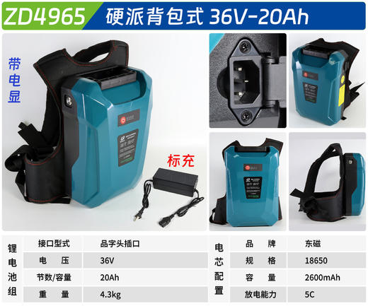 硬派 36V-20Ah/配快充 商品图1