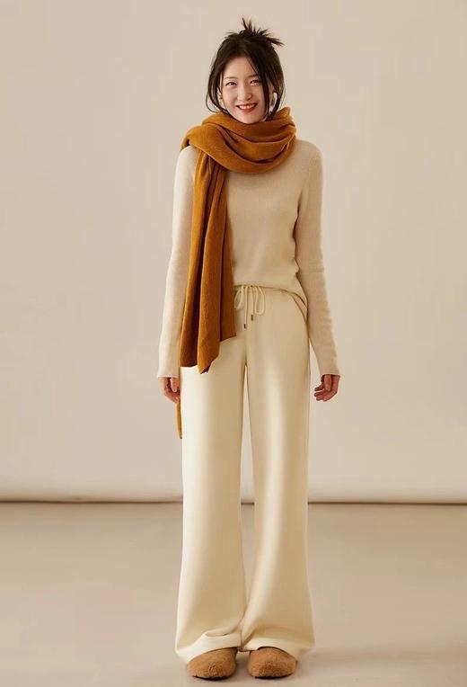 【品牌直发】Steve Sandro羽绒纱线加厚宽松阔腿裤⏩️高科技天然羽绒纱线，垂坠度杠杠的✅高克重，肉眼可见的厚实✅收腹遮小肚，阔腿裤型巨显瘦❗ ❤️厚实有质感，上身就是一整个高级住~ 商品图3