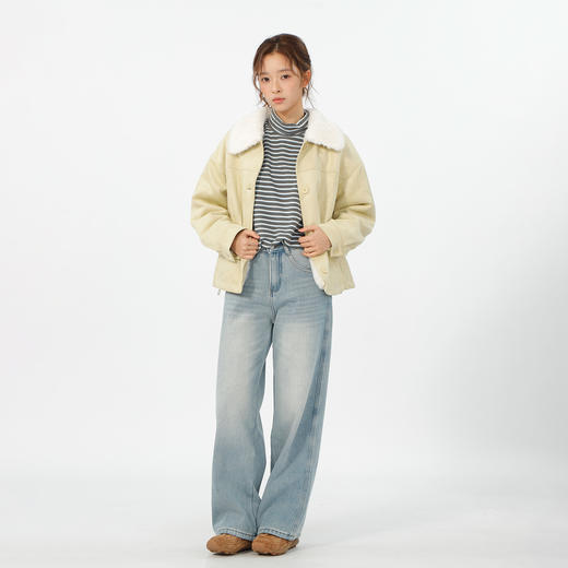 复古翻领毛绒绒麂皮绒外套-纪念日百货门店同款166844588 商品图3