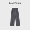 ROMI STUDIO“松弛休闲”羊绒羊毛混纺立体压褶西装长裤RWCWXG6641 商品缩略图0