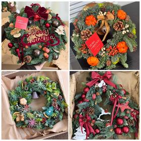 圣诞节诺贝松圣诞花环合集