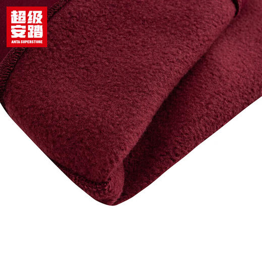 超级安踏加绒连帽外套女士秋冬保暖网球复古休闲百搭运动夹克162548723U 商品图9