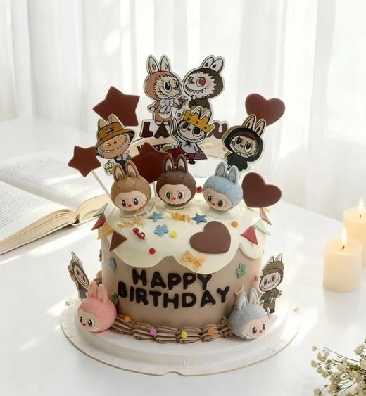 【周年庆精选】labubu卡通蛋糕 商品图0