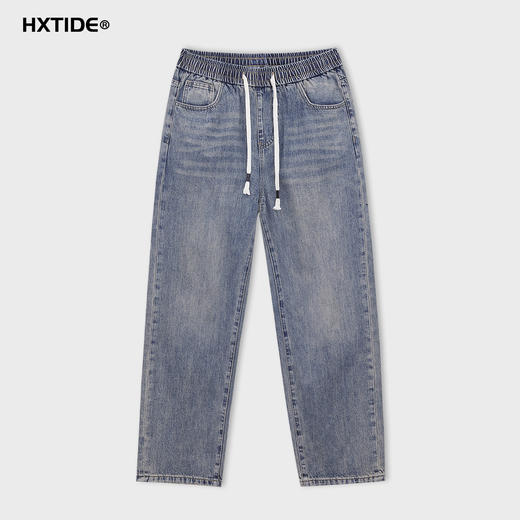 【新品上新】HX 秋季水洗直筒牛仔长裤C201530031101 商品图0