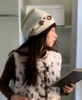 nothe Case布然/DDHY306/「堆堆花园」卷边美丽诺羊毛堆堆帽 商品缩略图0