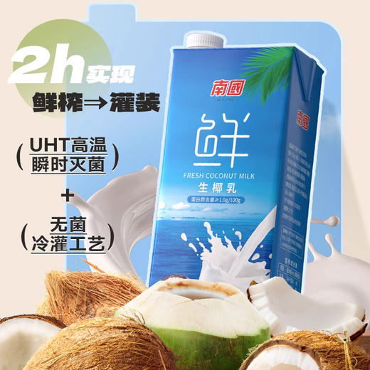 南国生椰乳1L/瓶 商品图1