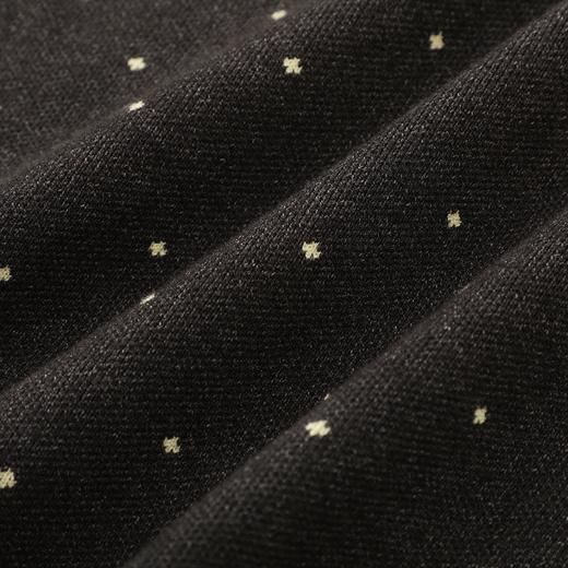 D112055深灰色波点毛衣裙a字裙半身裙25秋冬季穿搭新款女长裙子半裙 商品图5