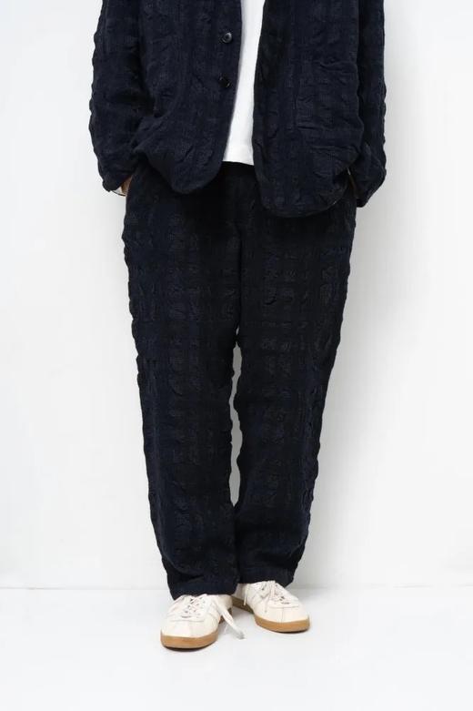 ORDINARY FITS 细格纹阔腿裤休闲裤 商品图0