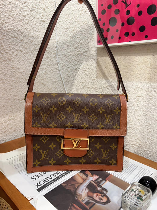 Lv 中古 单色 老花 达芙妮 斜挎包 商品图0