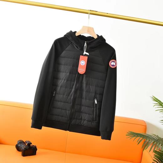 D112005冬新款极简设计男士插肩袖连帽羽绒服 商品图1