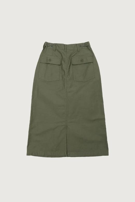 ORDINARY FITS 2色松紧腰后开叉半身裙 商品图5