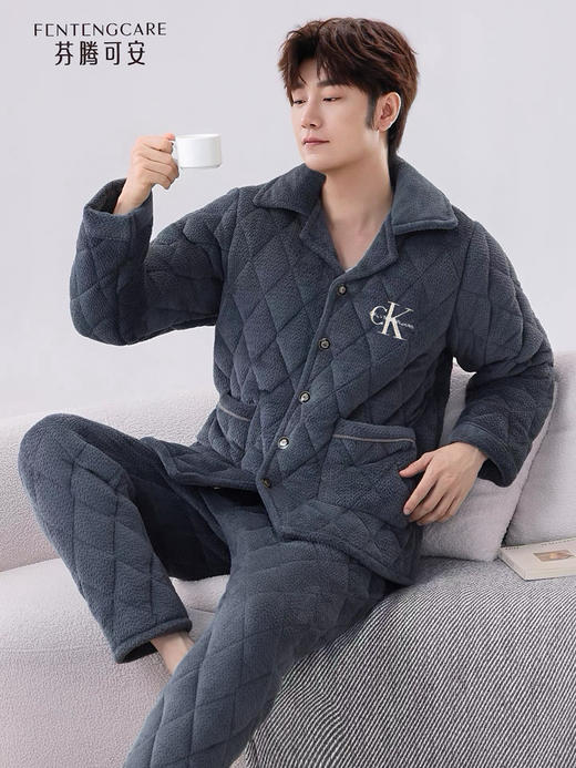 男士加厚家居服 商品图3