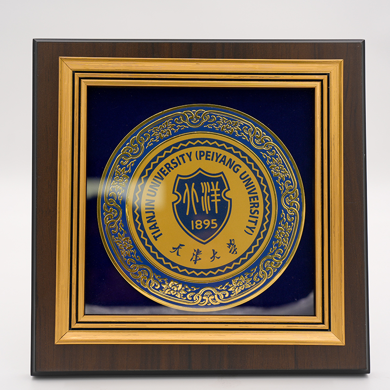 天津大学文创校徽摆件