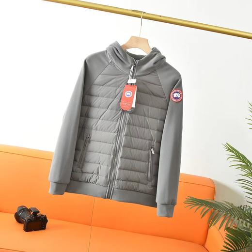 D112005冬新款极简设计男士插肩袖连帽羽绒服 商品图2