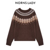 NORNS LADY诺恩 冬季新款毛针织衫圆领费尔岛毛衣 H25SK73807  商品缩略图1