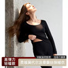 官网1228！爱家桑蚕丝莫代尔秋冬圆领女士秋衣秋裤高弹无痕桑蚕丝薄款保暖打底内衣套装 商品缩略图0