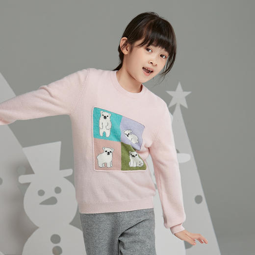 🎁【满赠活动】MOKA莫卡·奇趣萌宠系列-畅游北极套头毛衣 商品图4