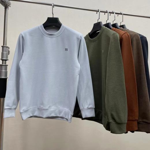 D112032男士户外运动休闲抓绒保暖长袖内搭打底衫 商品图9