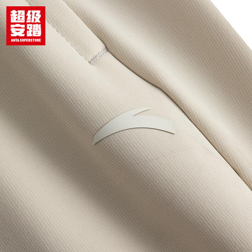 超级安踏加绒运动裤女裤秋冬保暖经编提花舒适休闲长裤子女162547301U 商品图7