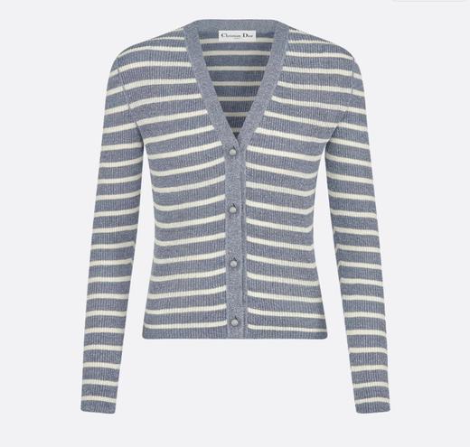 女款条纹针织开衫la010 商品图0