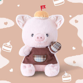 软萌可爱小猪面包师毛绒公仔-纪念日百货门店同款167796670