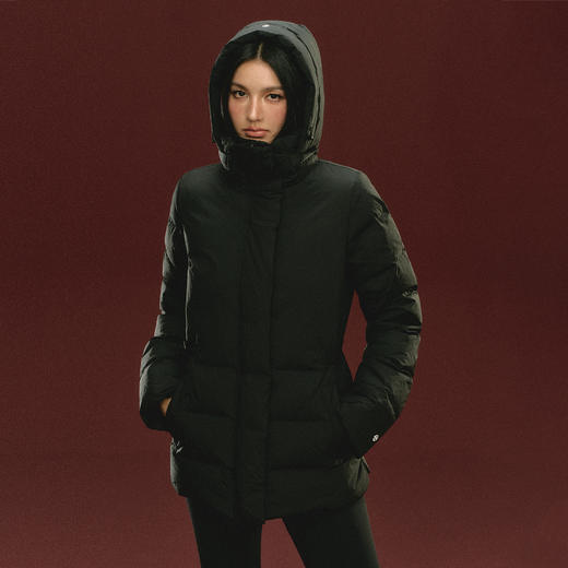 Ariseism 美式复古设计感中长款羽绒服冬季新款上衣 商品图0