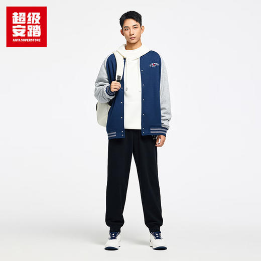 超级安踏呆萌町联名丨棒球服外套男女同款秋冬加绒宽松运动夹克172548710U 商品图2