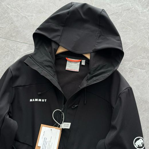 男士防风防泼水抓绒保暖软壳夹克上衣 商品图5