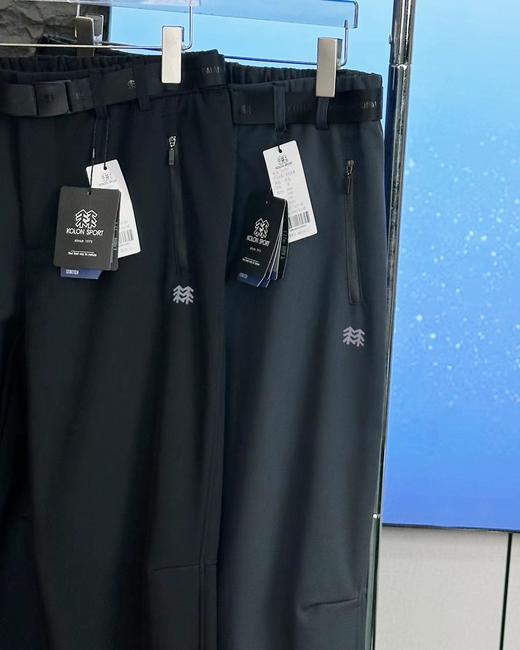 D112019加绒款！2025休长裤男款户外防腰带直筒长裤 商品图3