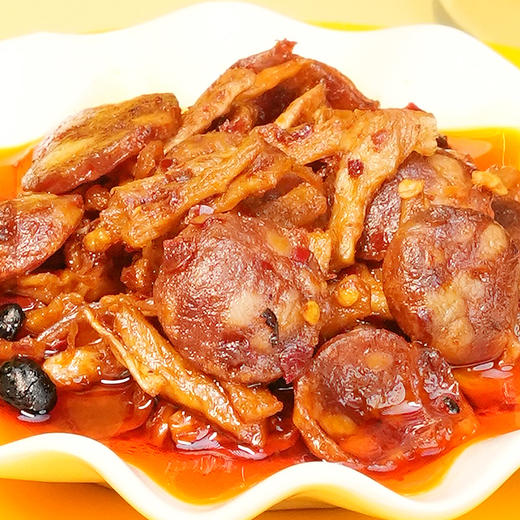 黑色经典茶油香肠萝卜258g瓶装香辣下饭菜特产拌饭酱 商品图1