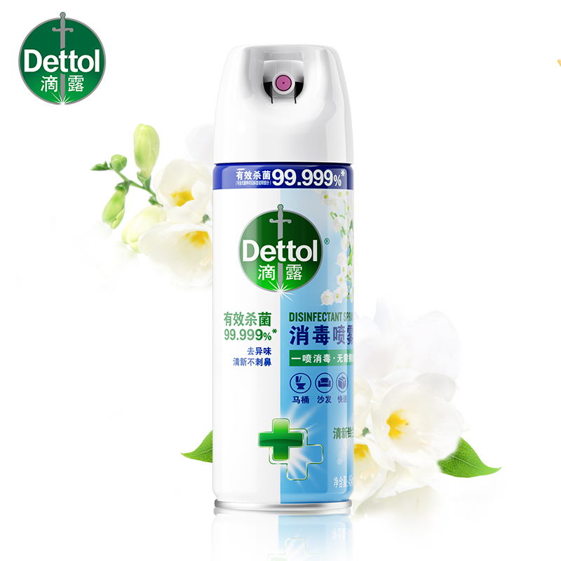 滴露消毒喷雾清新铃兰454ml