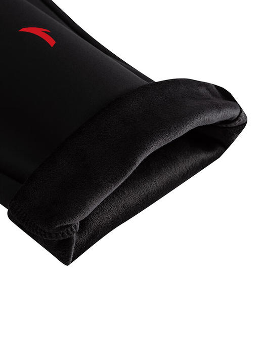 安踏加绒针织运动卫裤女士冬季新款轻暖健身跑步直筒长裤子162547308N 商品图5