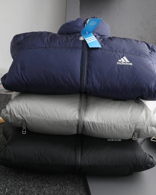 D112030冬季新款三条杠白鸭绒立领羽绒服男女同款 商品图3