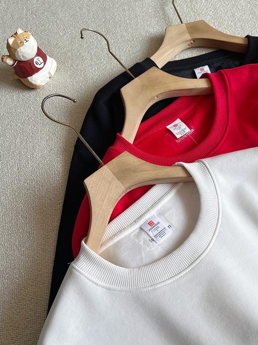 Lululemon/露露男女同款 纯棉混纺圆领加绒保暖卫衣！新增加中国红配色！眼前一亮 商品图5