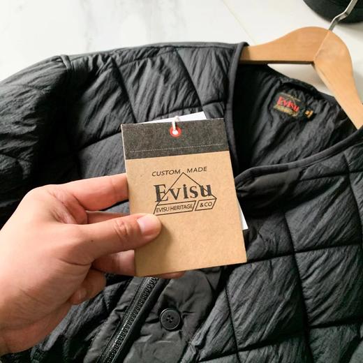 D112009秋冬款小M格子纹圆领羽绒棉夹克外套男女同款 商品图7