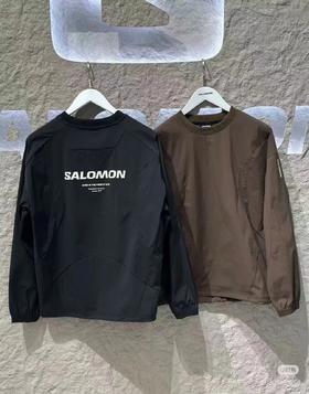 D112013韩国线圆领宽松长袖领口卫衣男女同款