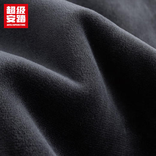 超级安踏加绒运动裤女裤秋冬保暖雪尼尔时尚阔腿裤休闲长裤子女162548303U 商品图5