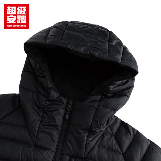 超级安踏运动羽绒服女秋冬墨烯保暖防泼水修身休闲夹克外套162546911U 商品图3