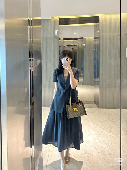 GUCCI 老花 Padlock 棕色 小号 单肩包 商品图3