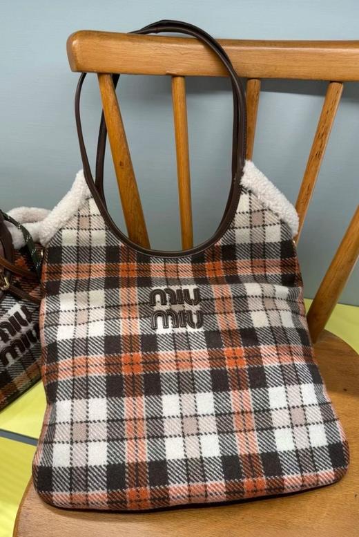 女款格纹单肩包zo017 商品图0