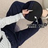 D112016巨显瘦四面弹高腰加绒牛仔裤女秋冬裤子宽松直筒阔腿裤 商品缩略图9