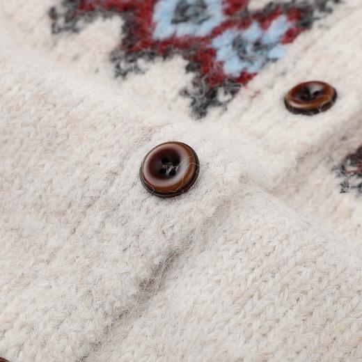 D112060立体钩花费尔岛针织开衫毛衣外套上衣女 商品图6