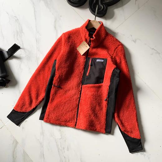 D112010Classic Retro-X限定配色抓绒羊羔绒立领拉链外套夹克 商品图6